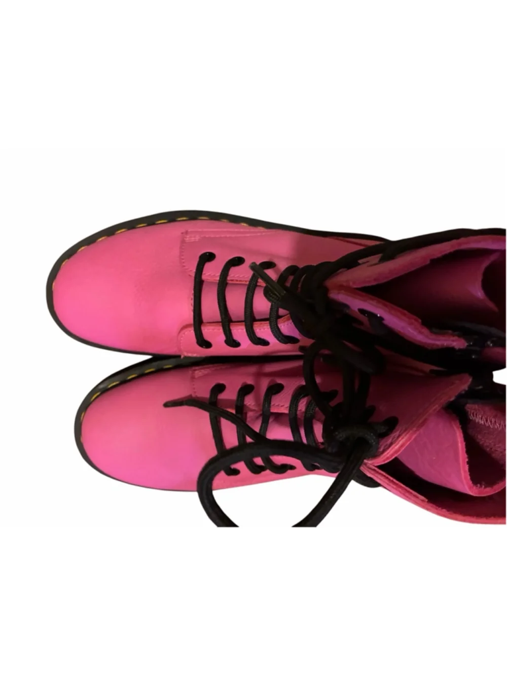 Dr. Martens Pink Jadon Platform Boots Size 8